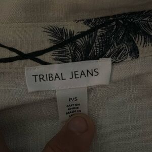 Size small tribal jeans, dress shirt